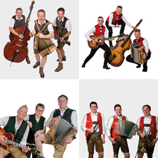 Die Pagger Buam, Ligist 3, Filzmooser Tanzlmusi und Zirbitz Buam mit Petzi