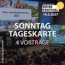 Reisefestival Sonntag Tageskarte