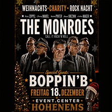 WEIHNACHTS CHARITY ROCK NACHT mit THE MONROES und BOPPIN&acute;B