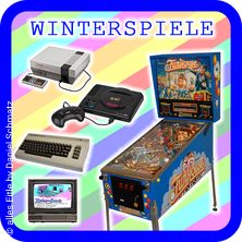 Winterspiele: Flipper & Retro Computer